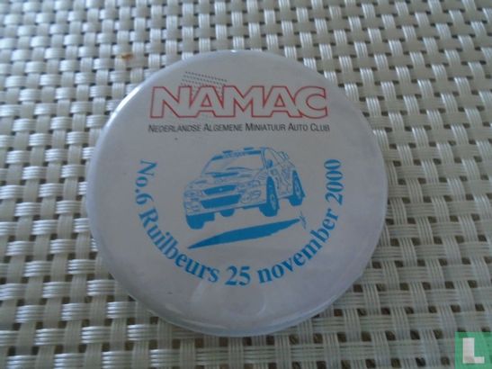 	 NAMAC (Nederlandse Algemene Miniatuur Auto Club Nr: 6 Ruilbeurs 25 november  2000