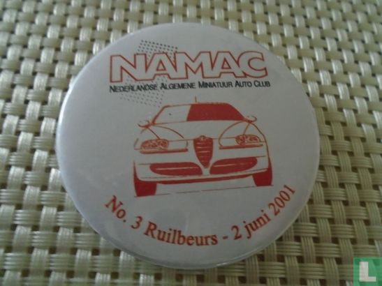 	 NAMAC (Nederlandse Algemene Miniatuur Auto Club Nr: 3 Ruilbeurs 2 juni 2001
