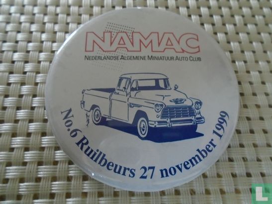  NAMAC (Nederlandse Algemene Miniatuur Auto Club Nr: 6 Ruilbeurs 27 november 1999