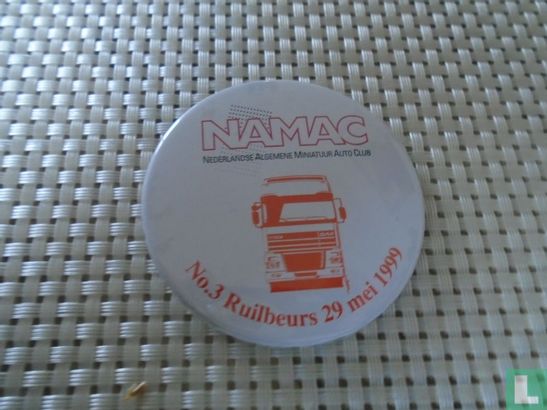  NAMAC (Nederlandse Algemene Miniatuur Auto Club Nr: 3 Ruilbeurs 29 mei 1999