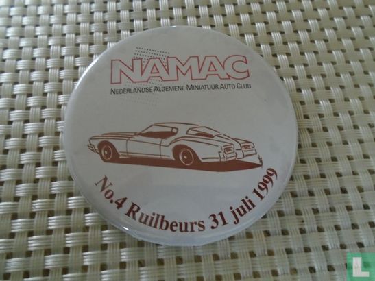  NAMAC (Nederlandse Algemene Miniatuur Auto Club Nr: 4 Ruilbeurs 31 juli 1999