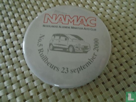  NAMAC (Nederlandse Algemene Miniatuur Auto Club Nr: 5 Ruilbeurs 23 september 2000