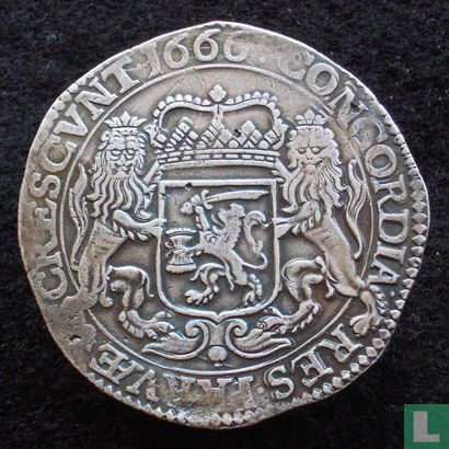 Deventer 1 ducaton 1666 "silver rider" - Image 1