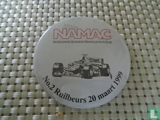  NAMAC (Nederlandse Algemene Miniatuur Auto Club Nr: 2 Ruilbeurs 20 maart 1999