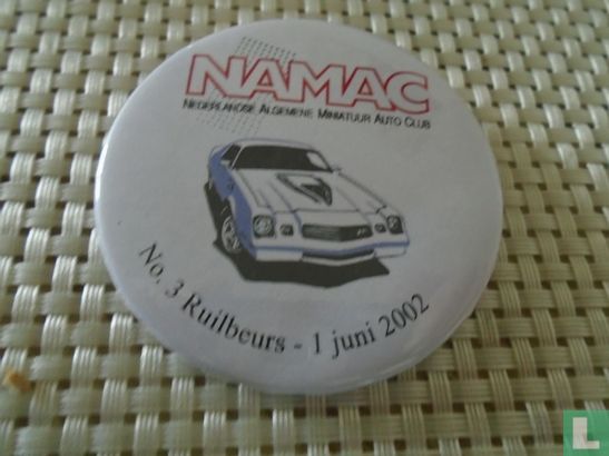 	 NAMAC (Nederlandse Algemene Miniatuur Auto Club Nr: 3 Ruilbeurs 1 juni 2002