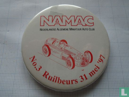 NAMAC (Nederlandse Algemene Miniatuur Auto Club Nr: 3 Ruilbeurs 31 mei '97