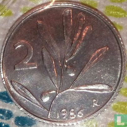 Italy 2 lire 1986 - Image 1