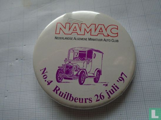 NAMAC (Nederlandse Algemene Miniatuur Auto Club Nr: 4 Ruilbeurs 26 juli 1997