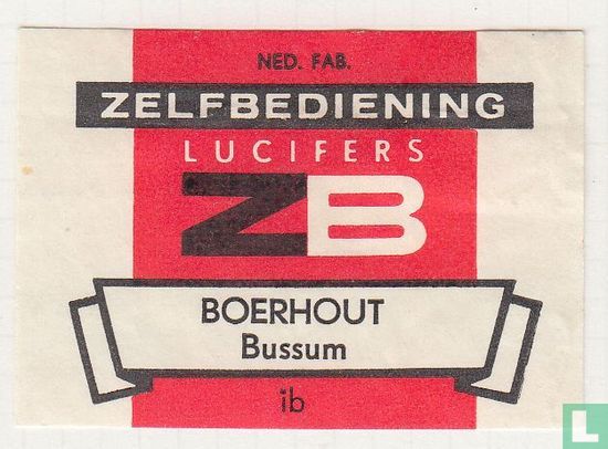 Zelfbediening lucifers ZB Boerhout