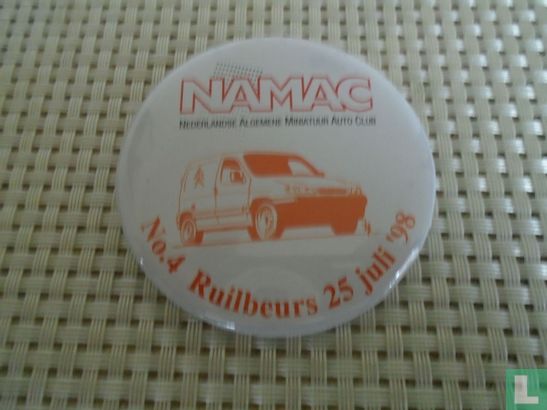 NAMAC (Nederlandse Algemene Miniatuur Auto Club Nr: 4 Ruilbeurs 25 juni 1998