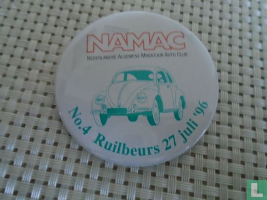 NAMAC (Nederlandse Algemene Miniatuur Auto Club Nr: 4 Ruilbeurs 27 juli 1996
