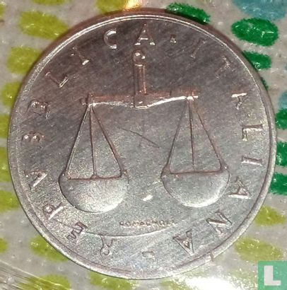 Italy 1 lira 1982 - Image 2