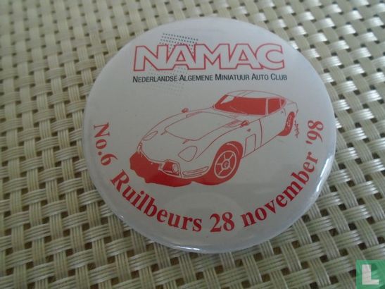 NAMAC (Nederlandse Algemene Miniatuur Auto Club Nr: 6 Ruilbeurs 28 november  1998