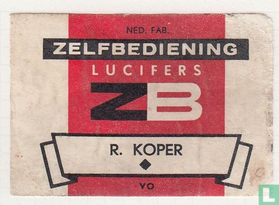 Zelfbediening lucifers ZB R.Koper