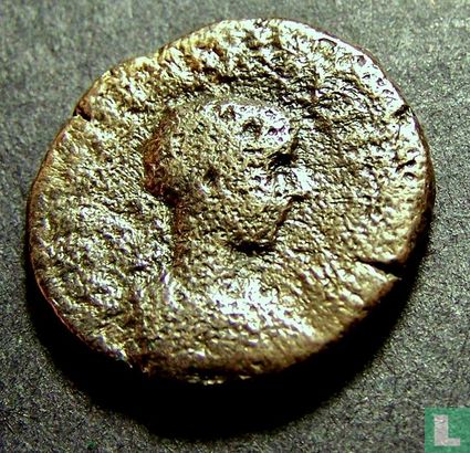 Romeinse rijk - Samaria, Syrië  AE20  (Hostilianus, Caesarea Maritima)  251 CE - Afbeelding 1