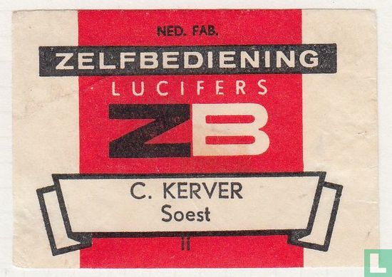Zelfbediening lucifers ZB C.Kever