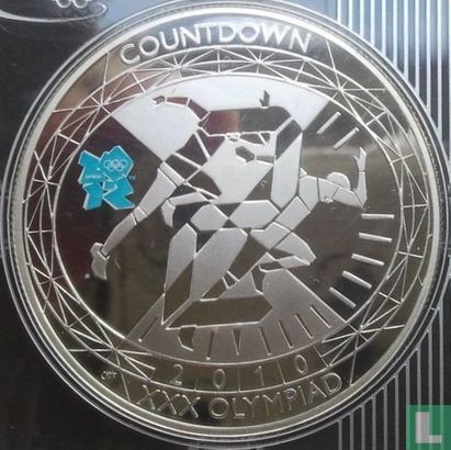 United Kingdom 5 pounds 2010 (PROOF - silver) "Countdown to London 2012" - Image 1