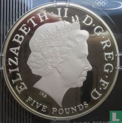 Verenigd Koninkrijk 5 pounds 2010 (PROOF - zilver) "Countdown to London 2012" - Afbeelding 2