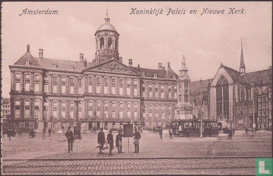 Koninklijk Paleis en Nieuwe Kerk.