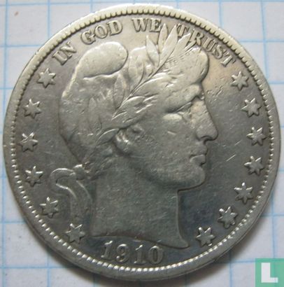 United States ½ dollar 1910 (S) - Image 1