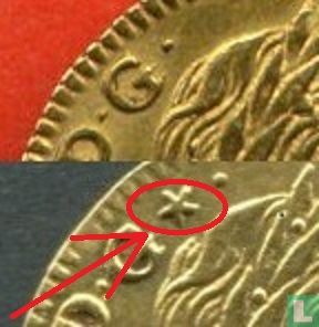 France ½ louis d'or 1642 (avec étoile après légende) - Image 3