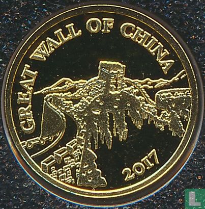 Mali 100 francs 2017 (PROOF) "Great Wall of China" - Afbeelding 1