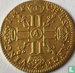 France ½ louis d'or 1642 (sans étoile après légende) - Image 2