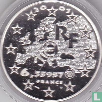 France 6,55957 francs 2001 (PROOF) "Liberty" - Image 1