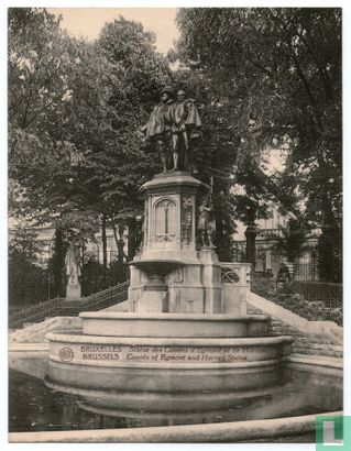 Bruxelles, Statue des Comtes d'Egmont et de Hornes - Image 1