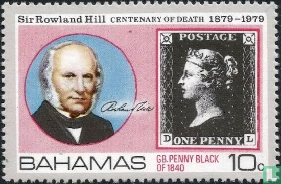 Sir Rowland Hill en "Penny Black"