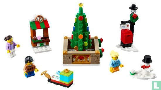Lego 40263 Christmas Town Square - Afbeelding 2