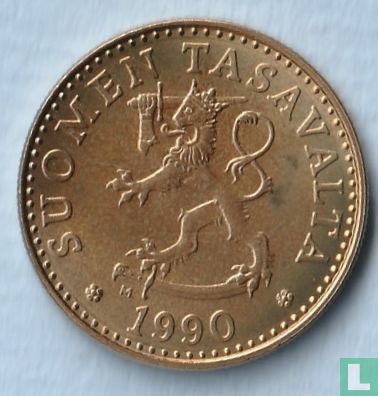 Finlande 20 penniä 1990 - Image 1