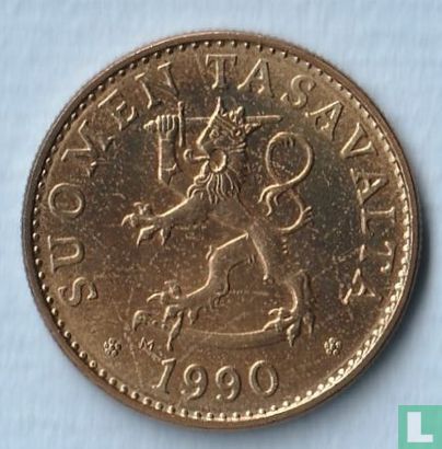 Finlande 50 penniä 1990 - Image 1