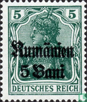 Germania, with overprint "Rumänien"