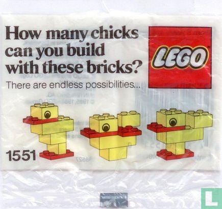 Lego 1551-1 Chick polybag