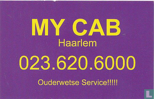 MY CAB Haarlem ouderwetse service - Afbeelding 1