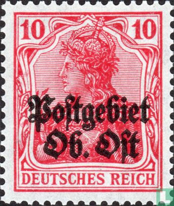 Germania, with overprint