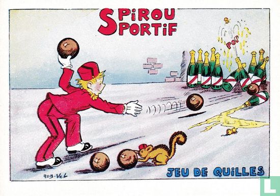 Jeu de quilles - Spirou sportif a - Image 1