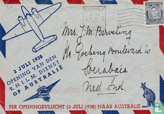 KNIL m. Service sur Australie - Image 1
