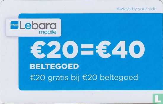 Lebara Mobile € 20 = € 40 - Afbeelding 1