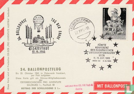 34. Balloon Mail Flight - Image 1
