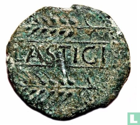 Lastigi, Spain - (Celtic) Roman Empire  AE27 (As)  150-50 BCE - Image 1