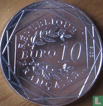 France 10 euro 2016 "The Little Prince by hot air balloon" - Image 1
