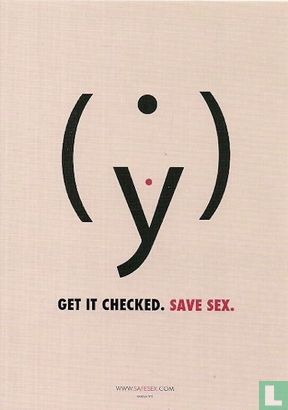 B170143 - I Save Sex "Get It Checked" - Afbeelding 1