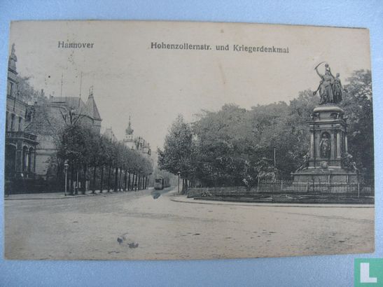 Hohenzollernstr. und Kriegerdenkmal - Bild 1
