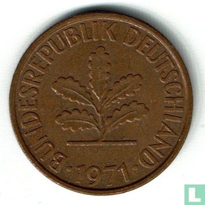 Germany 2 pfennig 1971 (J) - Image 1