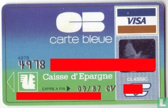 CB - Visa - Carte Bleu - Classic C - Caisse d'Epargne - Image 1