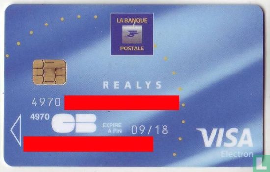 CB - Visa Electron - Plus - Realys - La Banque Postale - Bild 1