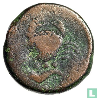 Akragas, Sicile  AE22 Tetras  425-406 BCE - Image 1