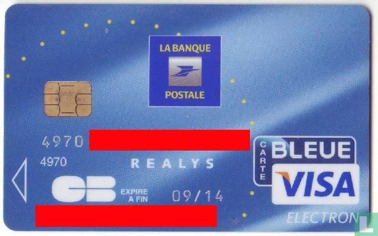 CB - Visa Electron - Moneo - Plus - Realys - La Banque Postale - Image 1
